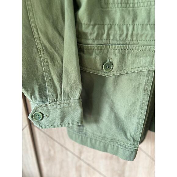 Madewell Northover Utility Workwear Military Jacket Sold Out Desert Olive Size S - Picture 5 of 8